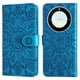 thumbnail image 1 of Funda tipo cartera FOXDOCK para Honor Magic 5 Lite , diseño girasol en relieve, cuero PU, cierre magnético, soporte y tarjetero, 1 of 5