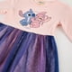 thumbnail image 3 of Vestido Tul Niña Stitch & Angel Disney Rosa, 3 of 3