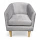 thumbnail image 1 of Poltrona Murcia - Felpa Gris, 1 of 5