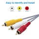 thumbnail image 3 of Cable AV Mcbazel chapado en oro de 3 RCA, 1.8 m, para Wii, Wii U y TV, 3 of 6