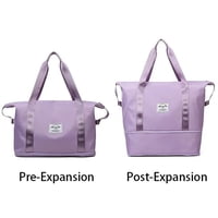 Genérica - Bolso Viaje Mujer Tote Plegable Gimnasio Verano Hombro Mano Gym Salida Paseo Picnic Vuelo Carry On Bag