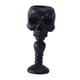 thumbnail image 5 of Calavera Cónica Portavelas Columnar Velas Soporte Estatuilla Decoración Del Hogar Negro, 5 of 5