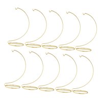 Magideal - Soporte De Gancho Para Colgar Con Adornos De Metal De 10 Piezas, Accesorios Multifuncionales De 9X4,3 Pulgadas Para Librerías, Estantes, Terrarios De Dorado