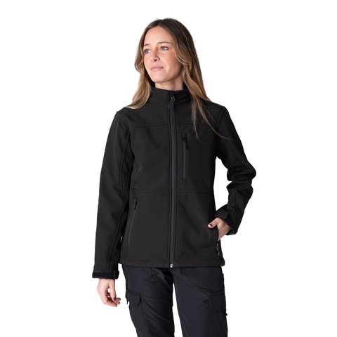 Indusbord - Chaquetas Softshell Mujer Custom Series Con Cierre Ykk