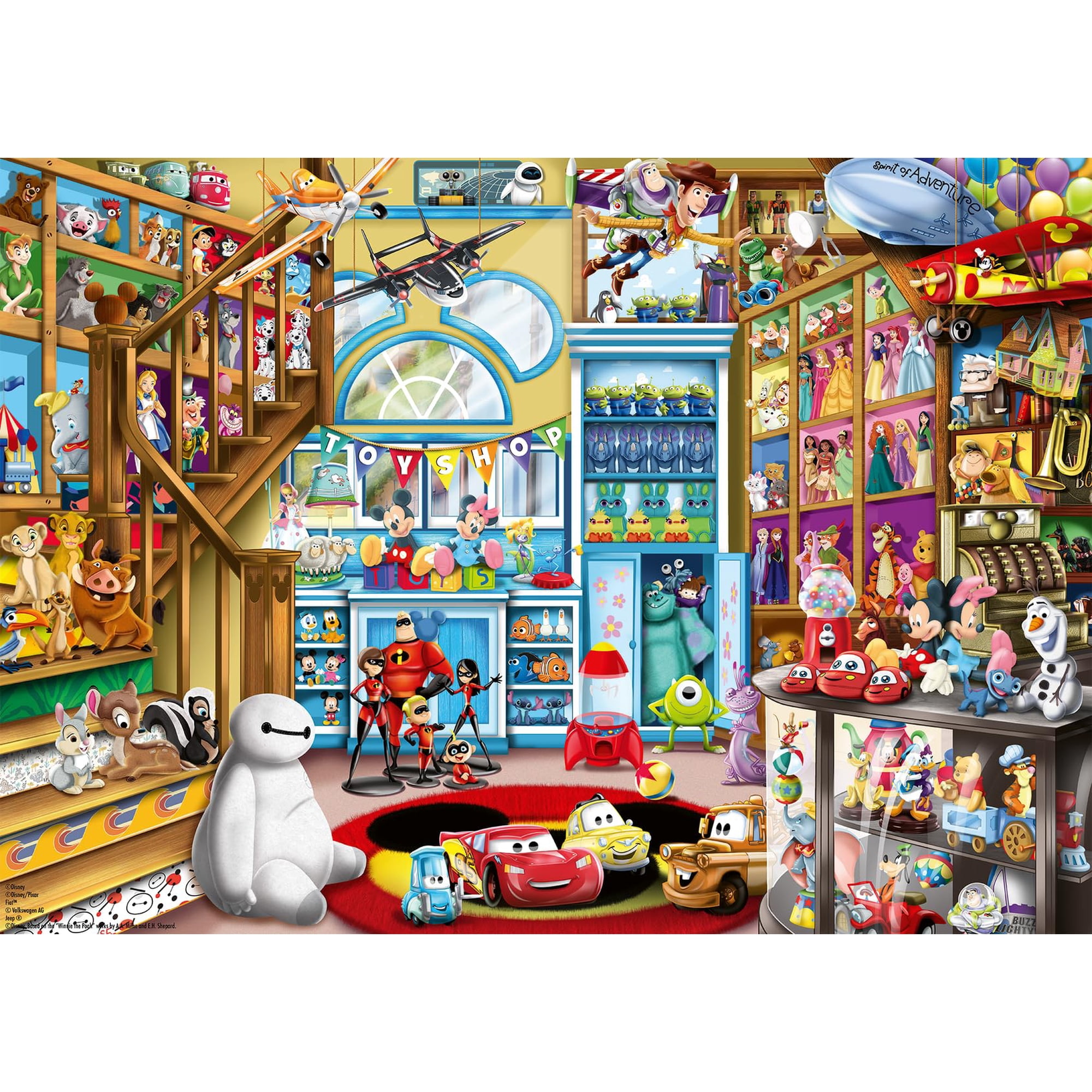 Rompecabezas Ravensburger Disney- Pixar Toy Store, 1000 Piezas