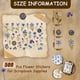thumbnail image 2 of Stickers florales Slapaflife, 450 piezas, de 2,6 a 2,8 pulgadas, 2 of 3