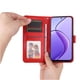 thumbnail image 5 of Funda tipo cartera FOXDOCK para Realme 12 5G , diseño girasol en relieve, cuero PU, cierre magnético, soporte y tarjetero, 5 of 5