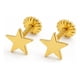 thumbnail image 1 of Aros Estrella 5mm Oro 18k 0.80gr. Mujer Niña Juvenil Dorado, 1 of 4