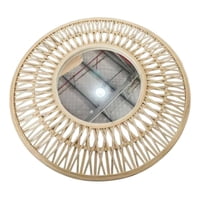 Genérico - Espejo Decorativo Pared Estilo Bohemio Artesanal Jhn