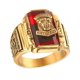 thumbnail image 2 of moda vintage hombres anillo hombres joyería estilo tigre acero inoxidable us tama?o 8, 2 of 3