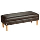 thumbnail image 2 of Banqueta Provenza Tachas Pu 04 Chocolate, 2 of 5