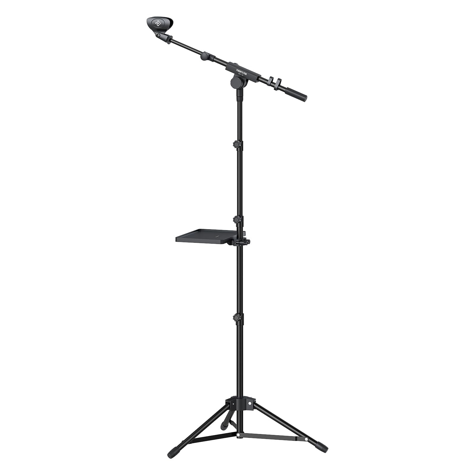 Soporte Para Micrófono Phenyx Pro Ma-s1 Con Bandeja Grande Y Bolsa