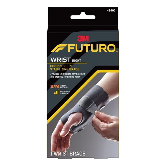 Muñequera Futuro estabilizadora de compresión para mano derecha S/M