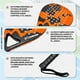 thumbnail image 3 of Pala de Padel Naranjo con Negro Modelo 4003, 3 of 4