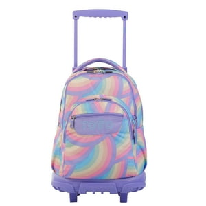 Totto - Mochila Con Ruedas Bomper Renglon Irised