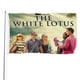 thumbnail image 1 of El Loto Blanco Bandera impresa con temática, regalo perfecto para fanáticos, amigos y familiares, y adecuada para actividades al aire libre e interiores, decoraciones de fiesta. 90 cm × 150 cm., 1 of 6