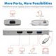 thumbnail image 3 of Estación de acoplamiento Tripp Lite U442-DOCK12-S USB-C con hub USB-A, 3 of 9
