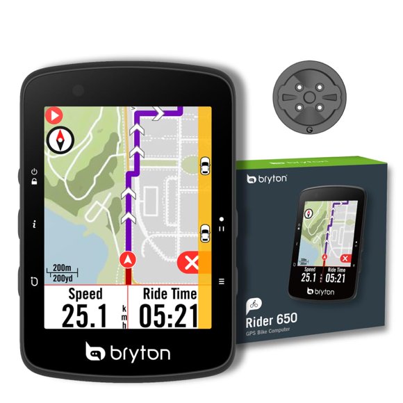 Ciclocomputador Bryton Rider 650 GPS de 2,8\" a color