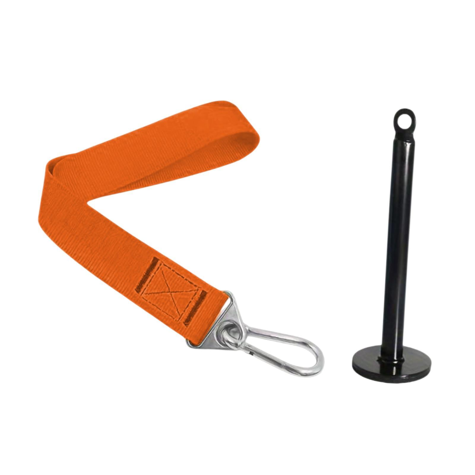 Ioensy - Correa De Entrenamiento De Pulseada Para Máquina De Cable, Accesorio De Entrenamiento De Fuerza, Color Naranja