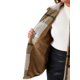 thumbnail image 5 of Abrigo de Talla Grande para Mujeres Agnes Orinda Chaleco de Cuadros con Bolsillo Inclinado Sin Mangas Chaqueta Abotonada Exterior 1X Blanco Marrón, 5 of 6