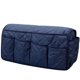 thumbnail image 2 of 14 Bolsillos Sofá Reposabrazos Organizador Colgante Bolsa De Almacenamiento Para Revista DVD Teléfono Azul Marino, 2 of 5