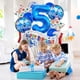 thumbnail image 5 of Globos de Cumpleaños ISTOVO Set de 8º Aniversario en Azul Royal de Látex y Foil, 5 of 6