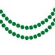 thumbnail image 1 of Uxcell 2Pcs Guirnalda de Bolas de Fieltro Verde Oscuro Pom Pom Guirnalda Bolas Colgantes 8.2 Pies de Largo 24 Bolas para Navidad, 1 of 6