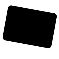 Bothyi - Mini Tablero De Mensajes De Letrero De Pizarra Con Soporte De Base De Madera Mesa De Boda Esquinas Redondas