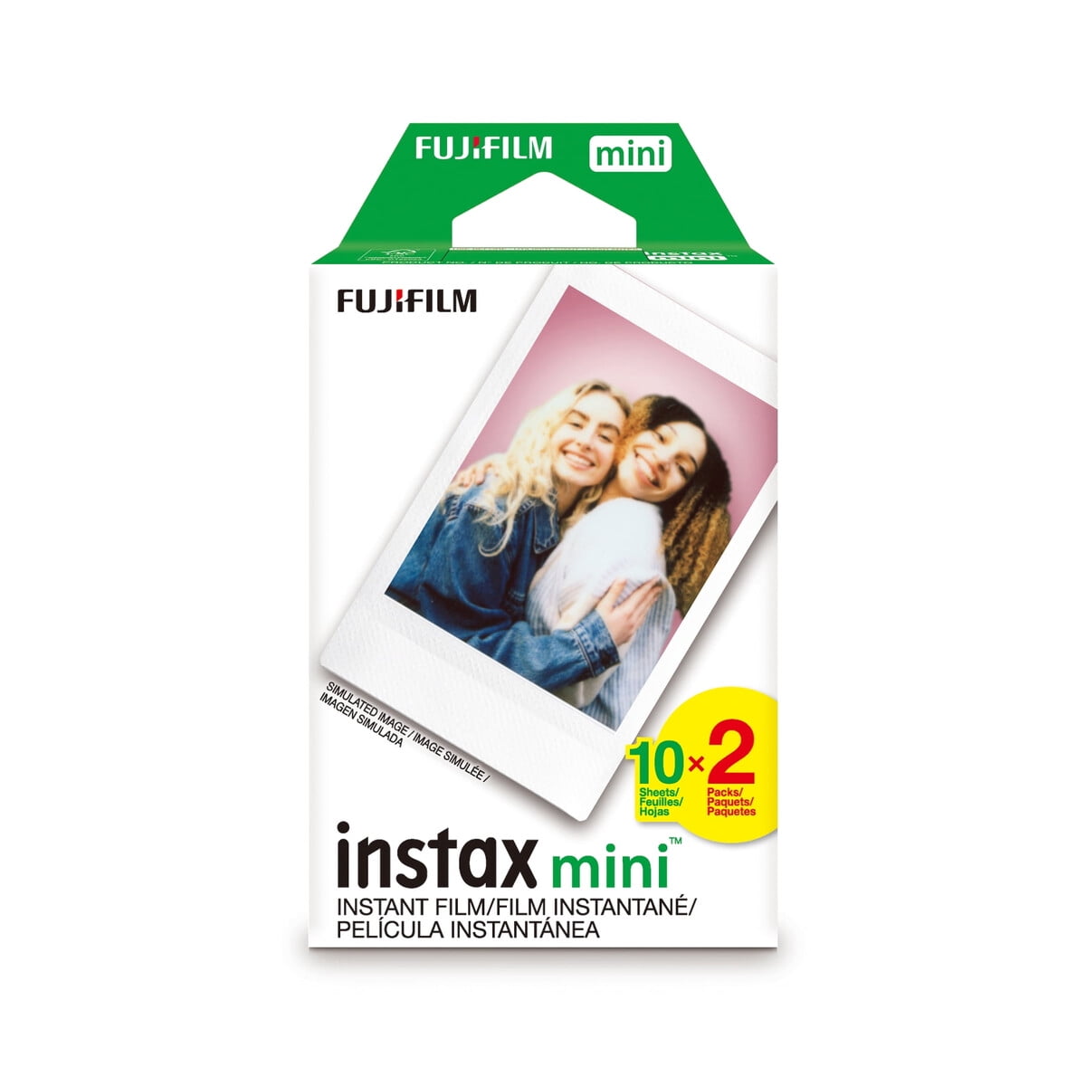 Película Instantánea Fujifilm Instax Mini Twin Pack 20 Hojas 53x86mm