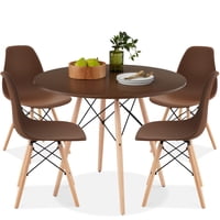 Juego De Comedor Best Choice Products Compact Mid-Century De 5 Piezas