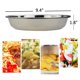 thumbnail image 2 of Platos llanos Anbers de acero inoxidable 18/10 de 24 cm, 4 paquetes, 2 of 6