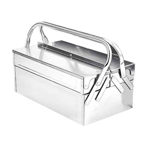 Caja De Herramientas, Herramientas De Reparación, Estuche De Almacenamiento, Organizador Para Maletero De Coche, Garaje, Hogar, 350mm, Doble Capa