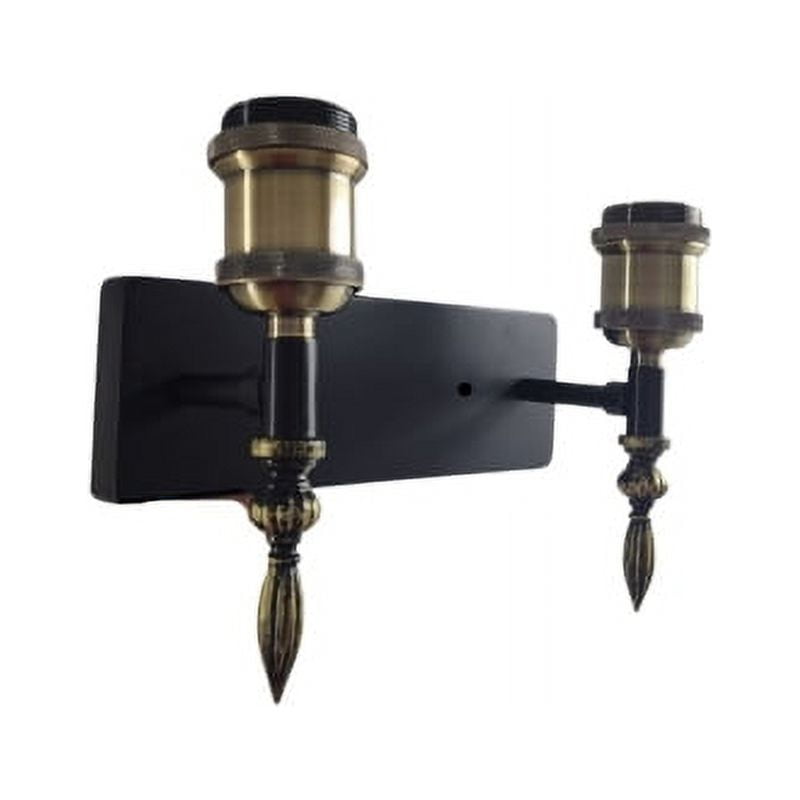 Hb Led - Apliqué Doble Soquete Vintage Porta E-27 Irena