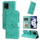 thumbnail image 4 of Funda tipo cartera FOXDOCK para Realme 8 Pro , diseño girasol en relieve, cuero PU, cierre magnético, soporte y tarjetero, 4 of 5