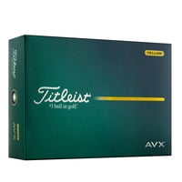 Pelotas De Golf Titleist Avx Amarillas, 1 Docena