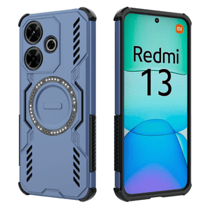 Funda Foxdock Para Xiaomi Redmi 13 4G , Magnética, Resistente A Golpes, Con Soporte, Unisex, Carga Inalámbrica