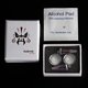 thumbnail image 5 of (1 par) Dilatadores de acero inoxidable con colgante de piedra amatista, dilatadores, piercings, 00 g, 5 of 5