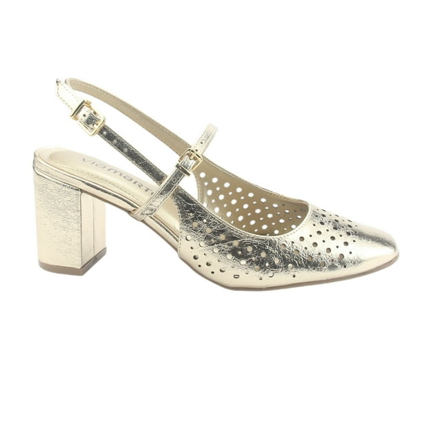 Zapato Via Marte Mujer 153-007-01 Dorado Casual