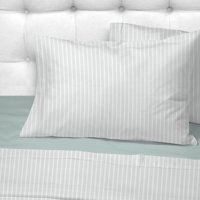 Sabanas Andes 180 Hilos Estampada Franjas Verde 1.5 Plazas