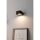 thumbnail image 3 of Aplique Pared Recargable USB Negro 5W Muraglie Eglo 74119, 3 of 7