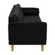 thumbnail image 5 of Sofa Retro 3cg Felpa 01 Negro, 5 of 6