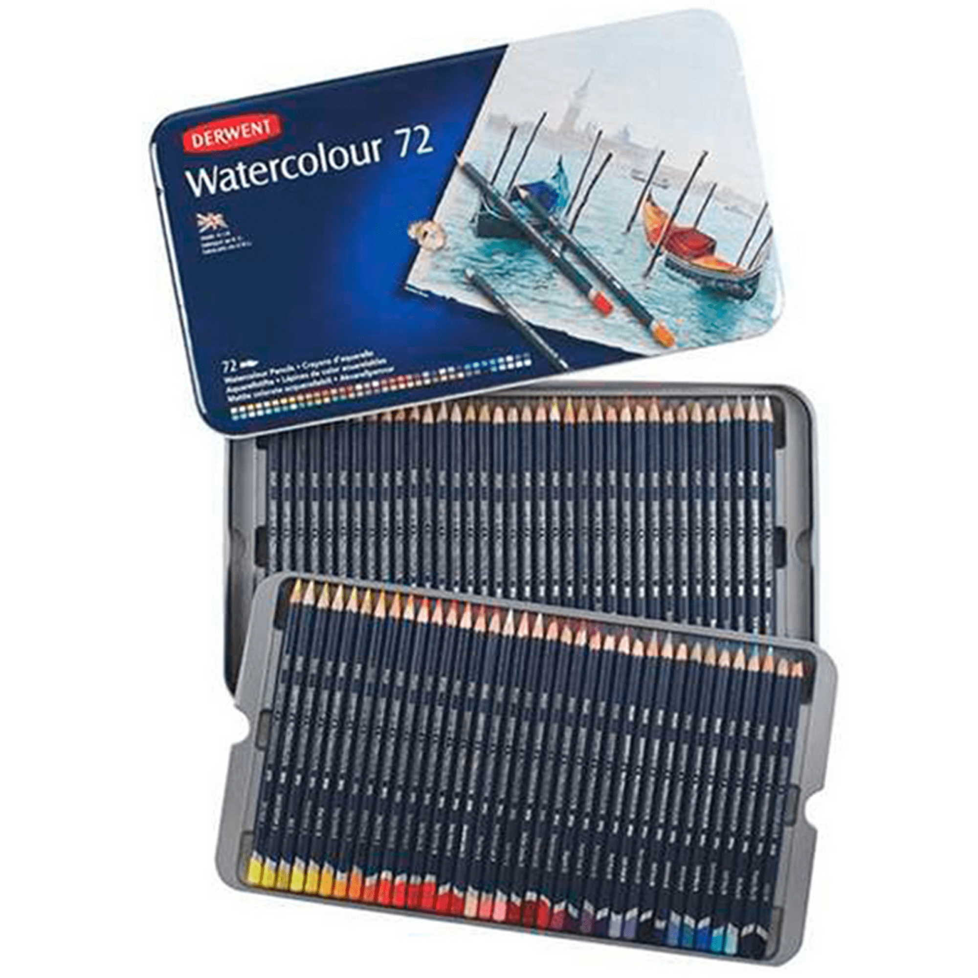 Lápices De Colores Acuarelables Derwent Set 72