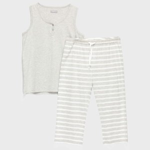 Zahr - Pijama Melange Largo Mujer