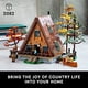 thumbnail image 3 of Set de exhibición coleccionable LEGO Ideas A-Frame Cabin 21338, 3 of 3