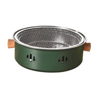 Magideal - Hornos Para Barbacoa, Hornos Para Té Con Parrilla, Tostador De Té Para El Hogar, Parrilla, Hornos Para Barbacoa De Camping Para Playa, Jardín, Terraza Mano De Madera Verde