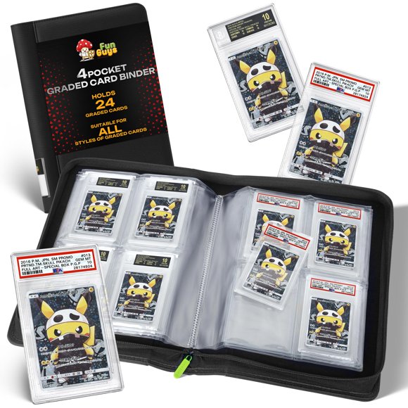 Portacartas FunGuys de 4 bolsillos – Hasta 24 slabs