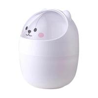 Magideal - Papelera De Escritorio, Papelera De Encimera, Organizador Versátil, Contenedor Compacto, Cesta De Basura De Dibujos Animados Para Dormitorio, Cocina,