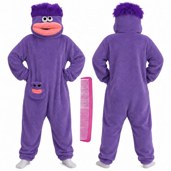 Pijama Sachie Mono Monstruo Adulto Verde Divertido