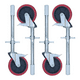 thumbnail image 1 of Ruedas 6 Kit de Andamio Freno y Base Husillo Bryo, 1 of 2