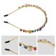 thumbnail image 4 of Bargains Únicos 1 Pcs Diademas Anudadas para Mujeres Moda Diademas Finas de Piedras de Imitación Accesorios para el Cabello Multicolor, 4 of 7